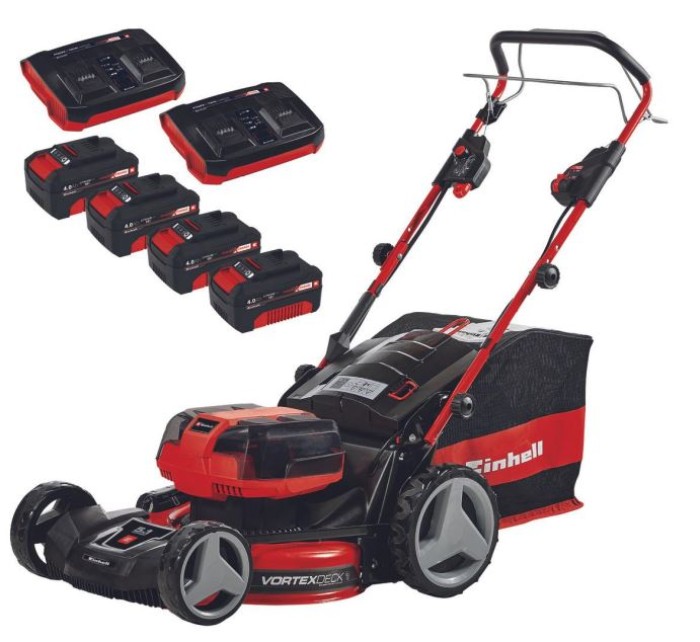 Einhell Akku-Rasenmäher GE-CM 36/47S HW Li 4x18V/4Ah 36 Volt - 3413200